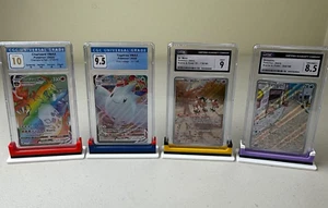 CGC Graded Card Display Stand - Pokeball Farbmotiv - Rot Blau Gelb Lila - Bild 1 von 11