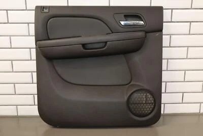 2010-2013 GMC Yukon XL Suburban Left Rear Interior Door Panel (Ebony 196) - Image 1 of 4