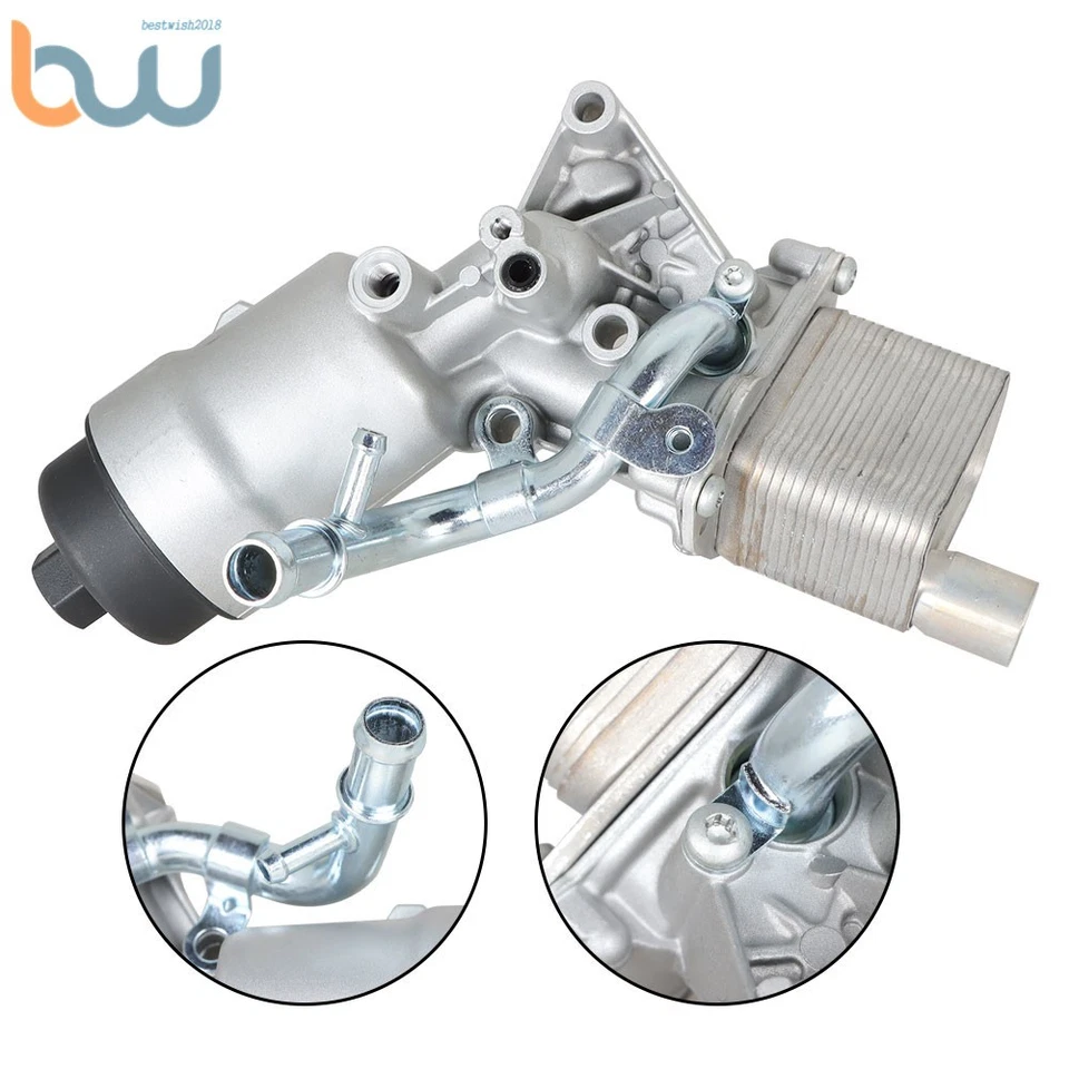 Carcasa de filtro de enfriador de aceite para Chevrolet Trax Sonic Cruze Buick Encore 11-19 1,4 L Foto 1 de 4