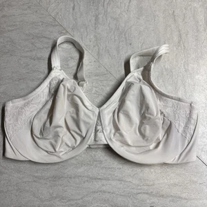 Olga by Warners GI8961A White Cloud 9 Full Figure Underwire Minimizer Bra 38DD - Picture 1 of 7