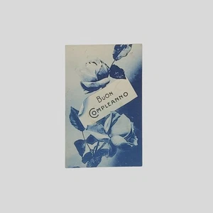 Cartolina augurale d'epoca Fiori Buon Compleanno VG 1918 - Picture 1 of 2