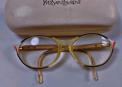 Vintage monture lunettes Yves Saint Laurent - Photo 1/4