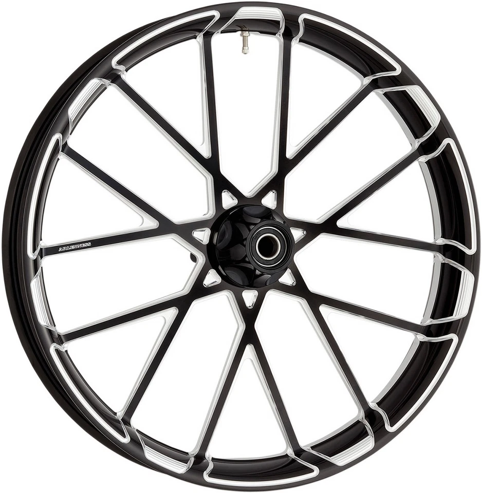 Arlen Ness 21" x 3.5" Procross Forged Black Front Wheel w/Hub (10101-204-6008) - Imagem 1 de 1