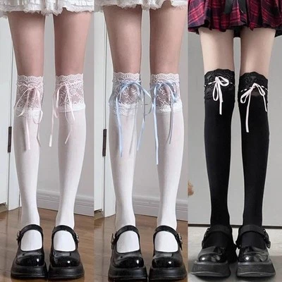 Spitzenstrümpfe Atmungsaktive Strümpfe Damenstrümpfe Normaler Schritt Design - Bild 1 von 4