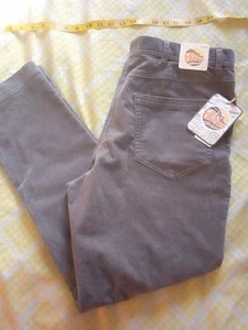 Mens C&C California Gray Corduroy Pants Size 34x30 New With Tags  - Picture 1 of 13