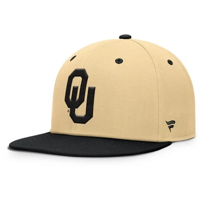 Sombrero ajustado para hombre Fanatics caqui/negro Oklahoma Sooners Balance Foto 1 de 4
