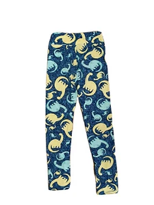 Lularoe Youth Kids L/XL DINOSAURS Brontosaurus Print Rare Unicorn Leggings - Picture 1 of 4