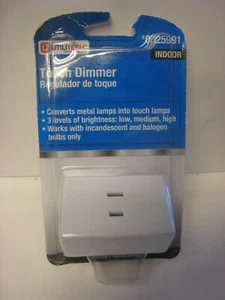 Utilitech White Touch Dimmer Lamp Control 0025991 Metal Lamps 3 Levels - Picture 1 of 8