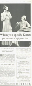 1931 KOTEX sanitary napkins feminine hygiene ladies women vtg PHOTO PRINT AD - Picture 1 of 1