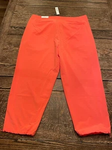 nwt CHICO'S Zenergy UPF Neema Bungee Crop women's 3.5 size 18 nectarine pants - Picture 1 of 7