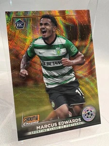 2023 Topps Stadium Club Chrom, Marcus Edwards Orange Wave Refraktor Karte #01/25 - Bild 1 von 3