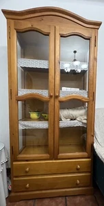 Vitrina de Cristal Y Madera 200x92x42 - Imagen 1 de 1