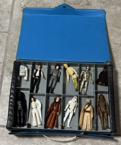 Star Wars Case 24 Figures 1st Twelve Fett Vader Luke Han Leia Chewbacca Jawa - Picture 1 of 20