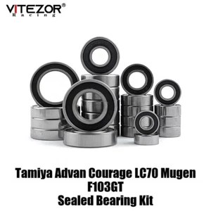 Kit de rodamientos sellados para Tamiya Advan Courage LC70 Mugen F103GT - Imagen 1 de 5