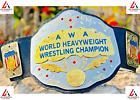 AWA World Heavyweight Wrestling Championship réplique ceinture titre 4 mm zinc