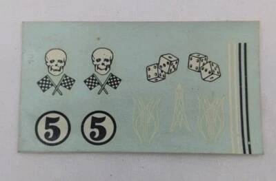 Vintage PYRO Plastic P-63 Decals  - Image 1 of 2
