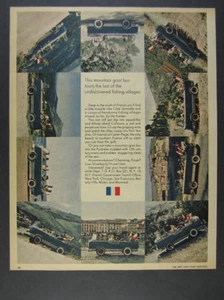 1963 Cote Vermeille France Tourism transcar tourist bus photos vintage print Ad - Picture 1 of 1
