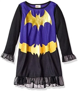 Batgirl Girls L/S Night Gown Size 10/12 - Picture 1 of 1