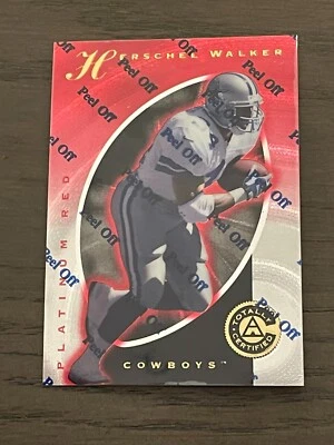 1997 Pinnacle Totally Certified Herschel Walker #43 Dallas Cowboys /4999 - Image 1 of 2
