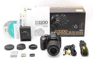 *MINT* Nikon D3200 w/box black AF-S Nikkor DX 18-55mm From Japan Tested - Picture 1 of 8