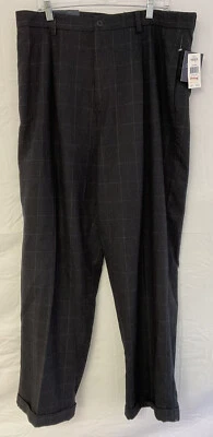 Pantalones Hampton gris oscuro 36 x 32 de mezcla de lana Nautica para hombre nuevos con etiquetas Foto 1 de 4