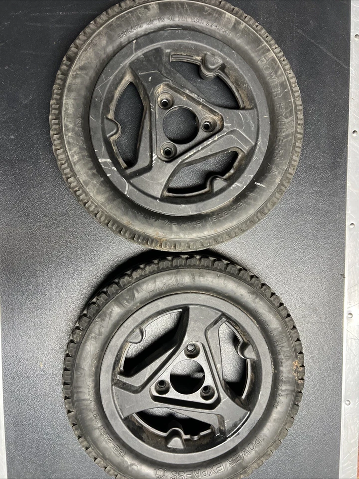 PAIR 12 1/2 × 2 1/4 Drive Wheels Tires Quantum Edge 3 Stretto PR1MO WHL1806954 - Image 1 of 4