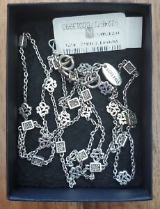 New Lois Hill Silver Scroll Station 34" Charm Necklace