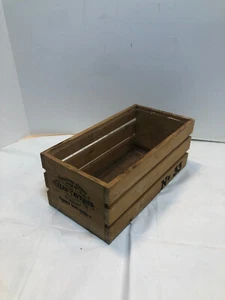 Caja de madera pequeña vintage/retro - Cacao Payraud francés primitivo - 10,25" de largo - Imagen 1 de 10