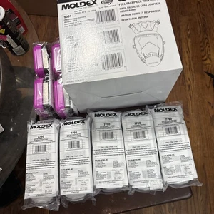Moldex Serie 9003 Maschera Viso Completa Respiratore Aria Grande con Filtri 10-7760 2-7167 - Foto 1 di 24
