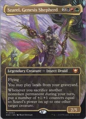 MTG (Regular) Szarel, Genesis Shepherd (Borderless) M Commander: Edge of Eternit - Image 1 of 2