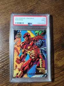 1994 Marvel Universe #80 - Iron Man - PSA 9 - Picture 1 of 2