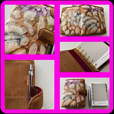 EDICIÓN LIMITADA-CROSS DISEÑO MULTICOLOR PIEL DE PONY Y CUERO-FILOFAX TAMAÑO BOLSILLO Foto 1 de 4