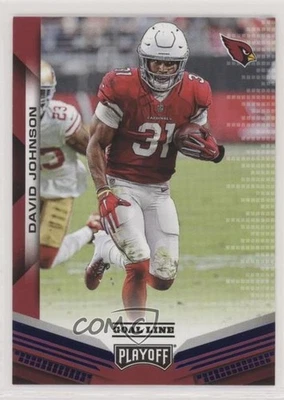 2019 Panini Playoff Goal Line David Johnson #188 - Image 1 of 2