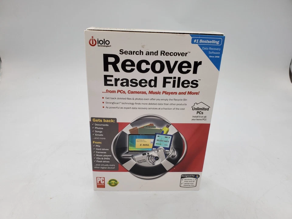 iolo Search and Recover - Recover Erased Files PC Software - Brand New - Image 1 of 4