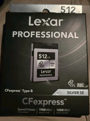 Lexar Professional 512GB CFexpress Type B Memory Card | 1700 MB/s | TESTED - Image 1 of 2