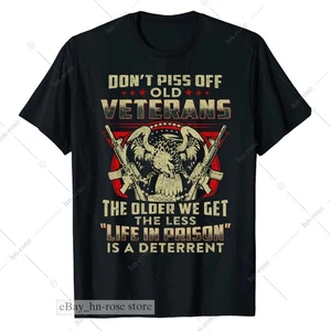 Funny Veteran T-Shirt US Army Military Gift For Grandpa Dad Retired Soldier Tee - Picture 1 of 6
