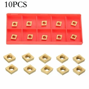 CCMT21.51 CCMT060204 US735 Carbide Inserts Lathe Turning Tool Holder Accessories - Picture 1 of 10