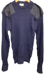 British PCS Jumper Heavy Round Neck Jersey Wool Genuine Issue RN Royal Navy - Picture 1 of 7