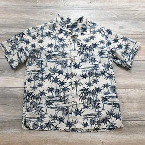 First Wave Class Club Mens Size 20 Short Sleeve Shirt Hawaiian Polyester Casual  - Picture 1 of 9