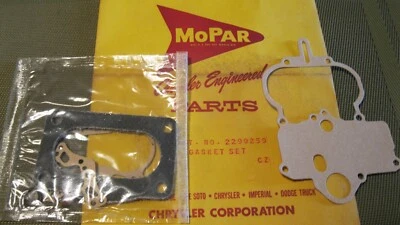 Новый из старых запасов Mopar 1963-1964 Dodge 880, прокладка карбюратора Chrysler Newport комплект. - Изображение 1 из 3