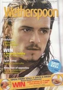 ORLANDO BLOOM - Vintage Weatherspoons Magazine Autumn 2003 - Bild 1 von 2