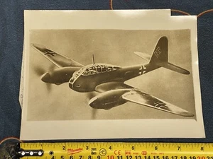 ww2 German ME210 Fighter Bomber Rare Picture WW2 PRESS PHOTOGRAPH - Picture 1 of 3