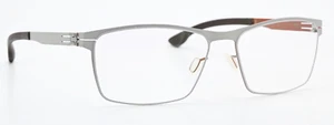 IC! BERLIN Brille Stuart L. Dusty Ash Matt Grau Rechteckig Leicht Flexibel M - Bild 1 von 7