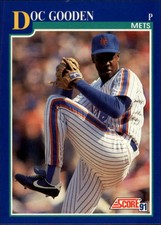 1991 Score New York Mets Baseball Card #540 Dwight Gooden