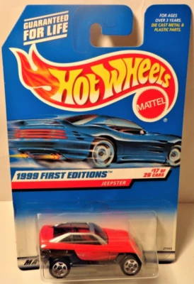 Jeep SUV todo terreno retirado 2009 Jeepster Hot Wheels primeras ediciones 1999-922 Foto 1 de 4