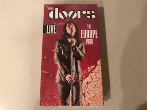 The Doors Live in Europe 1968 (VHS, 1988) Sealed - Picture 1 of 5
