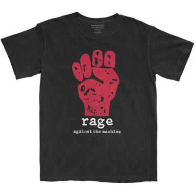Rage Against The Machine 'Red Fist' (Schwarz) T-Shirt - NEU & OFFIZIELL! - Bild 1 von 2