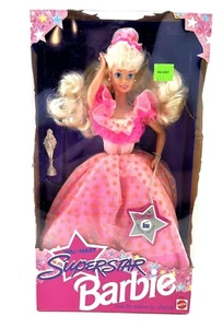 Vintage 1993 EXCLUSIVE Walmart Superstar Barbie #10592 Original Box - Imagen 1 de 6