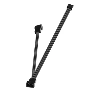 Portable Fan PWM Splitter 5/6 Ways Pwm Fan Cable for Computer CPU (2 Ways) - Afbeelding 1 van 3