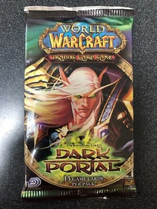 World Of Warcraft Through The Dark Portal 5 Booster Pack LOT For Card Game WOW - Picture 1 of 1